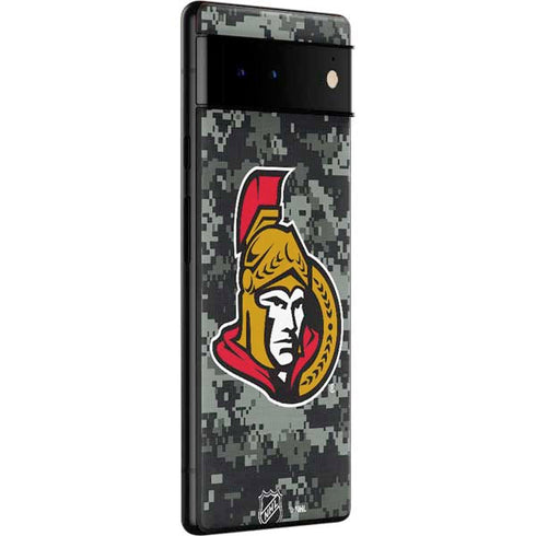 NHL Ottawa Senators Camo Google Pixel 6 Skin